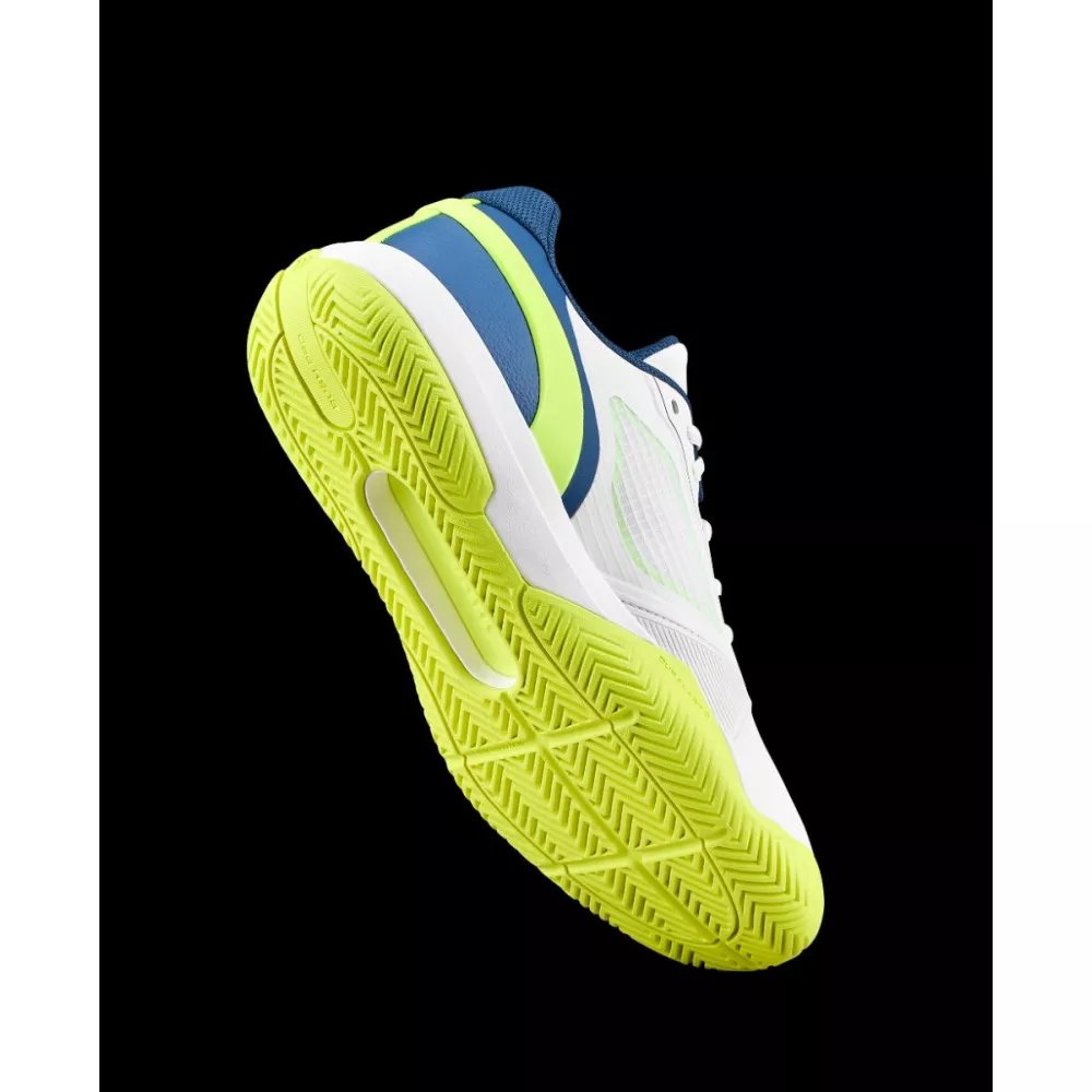 Wilson Rush Pro 5 Junior Tennis Shoes White / Blue / Yellow