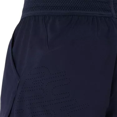 Asics Match Laser Cut 7in Tennis Shorts - Navy