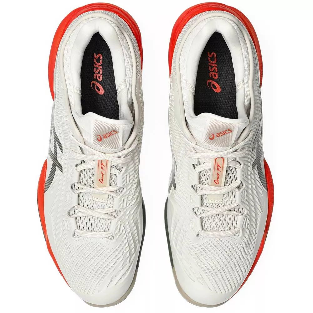 Asics Gel Court FF 3 White / Orange Tennis Shoes
