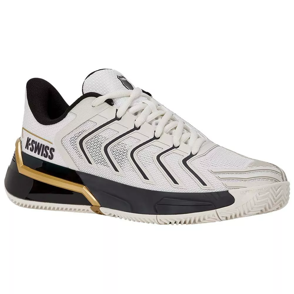 K-Swiss Ultrashot 4 Clay Shoes White / Black / Gold