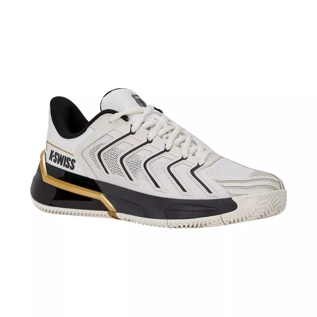 K-Swiss Ultrashot 4 Clay Shoes White / Black / Gold