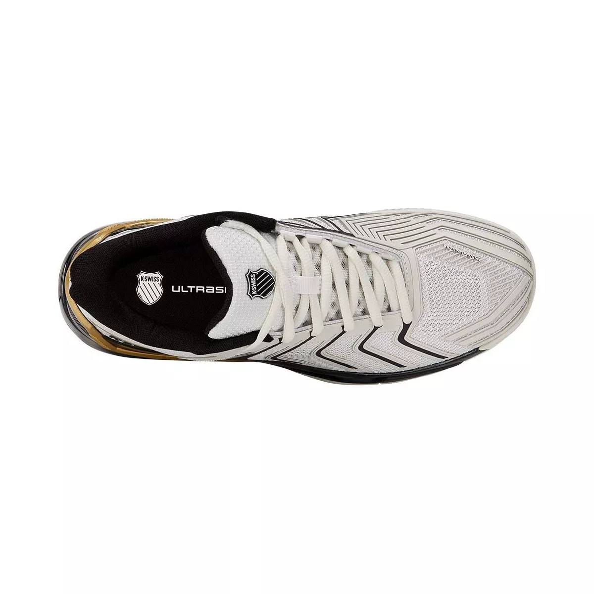 K-Swiss Ultrashot 4 Clay Shoes White / Black / Gold