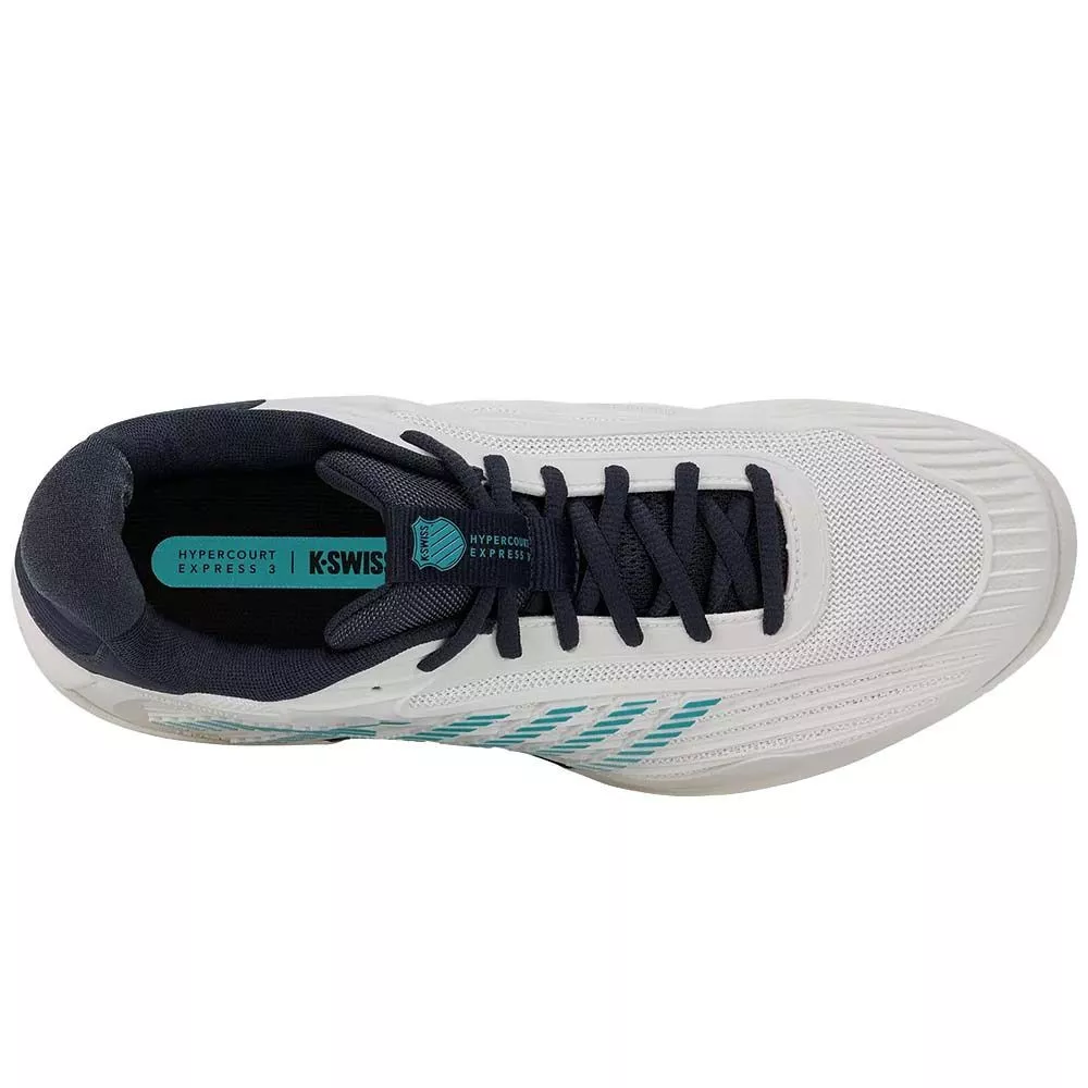 K-Swiss Hypercourt Express 3 Shoes White / Grey / Blue