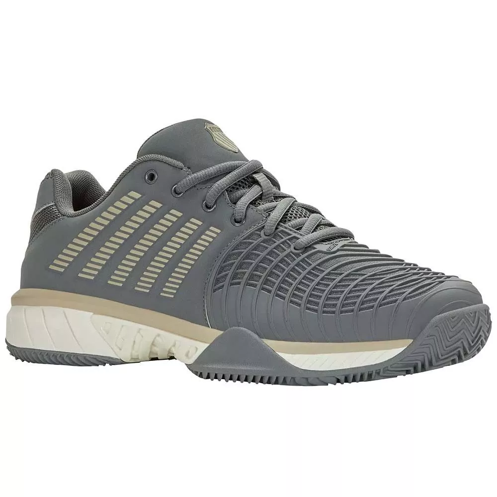K-Swiss Express Light 3 Clay Tennis Shoes Grey / Khaki