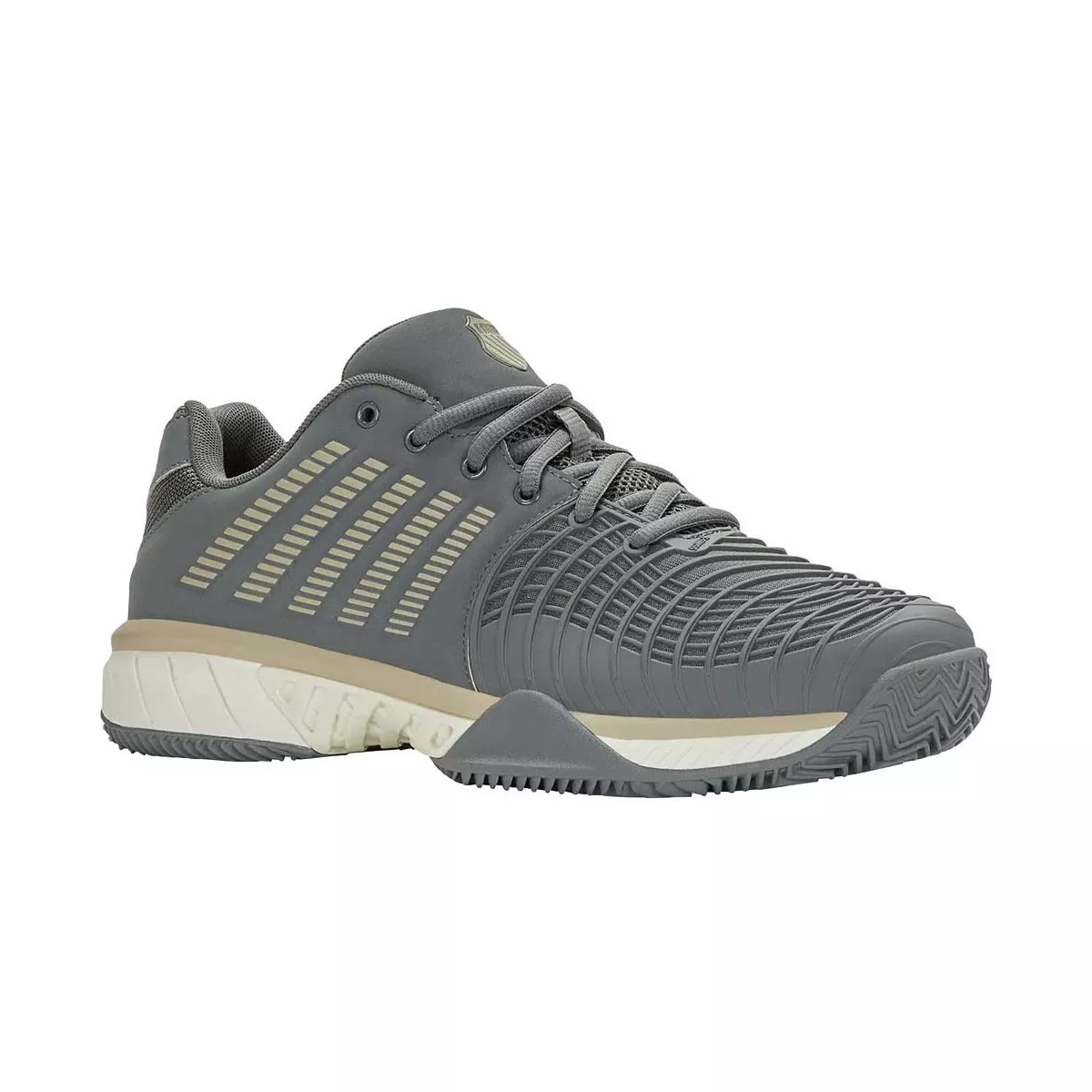 K-Swiss Express Light 3 Clay Tennis Shoes Grey / Khaki