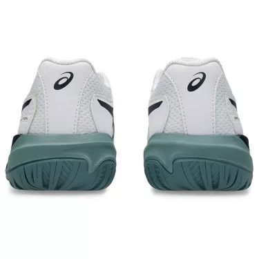 Asics Gel Resolution X GS Junior Tennis Shoes - White/Navy