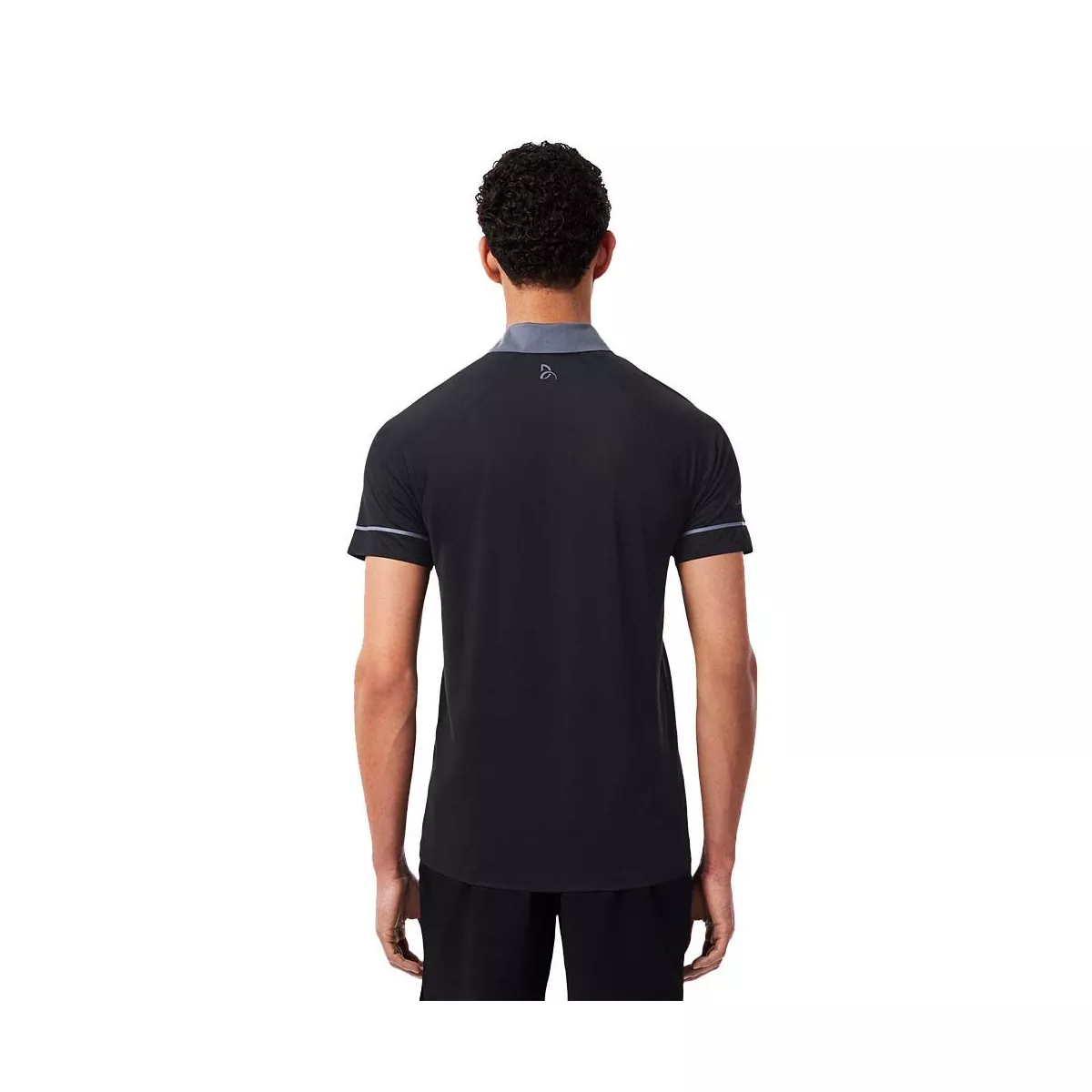 Lacoste Tennis Novak Djokovic On Court Polo Black / Grey