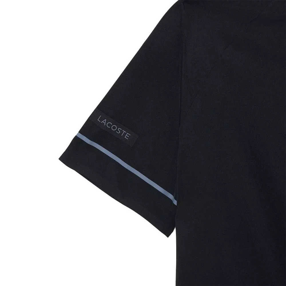Lacoste Tennis Novak Djokovic On Court Polo Black / Grey
