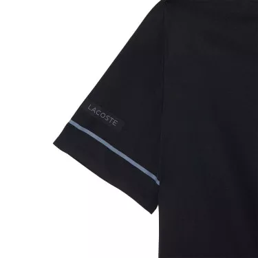 Lacoste Tennis Novak Djokovic On Court Polo Black / Grey