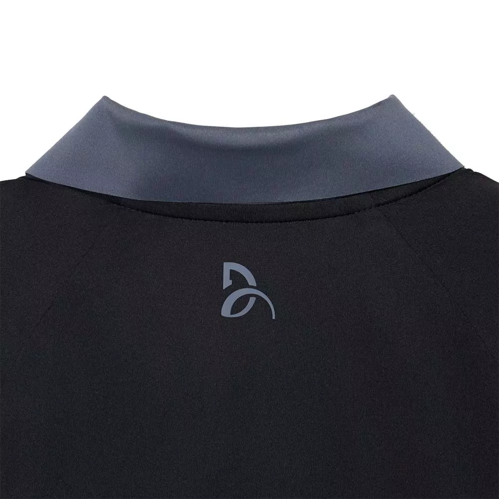 Lacoste Tennis Novak Djokovic On Court Polo Black / Grey