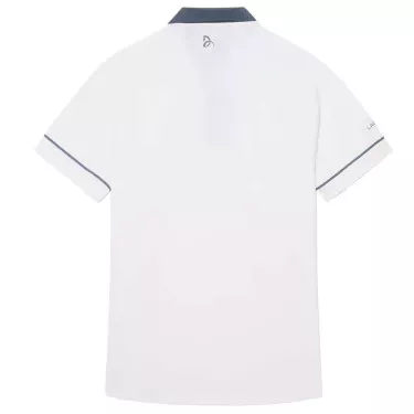 Lacoste Tennis Novak Djokovic On Court Polo White / Grey