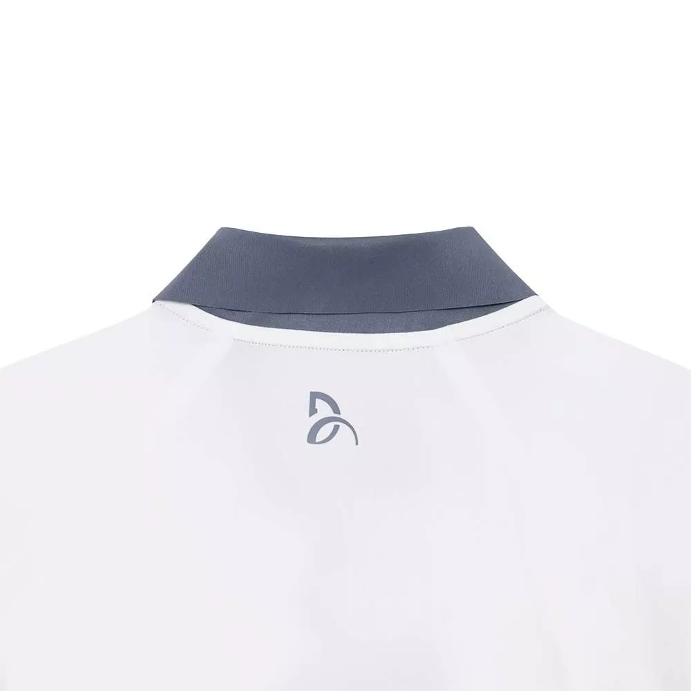 Lacoste Tennis Novak Djokovic On Court Polo White / Grey