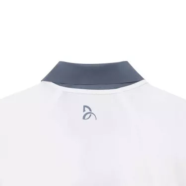 Lacoste Tennis Novak Djokovic On Court Polo White / Grey