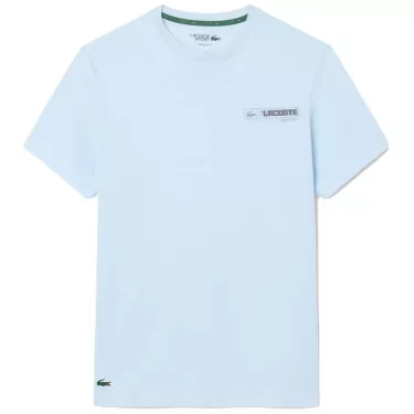 Lacoste Sport Ultra Dry Graphic T-Shirt - Light Blue / Blue