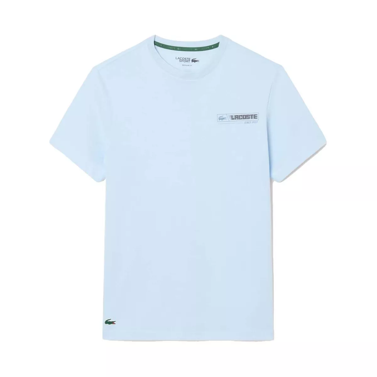 Lacoste Sport Ultra Dry Graphic T-Shirt - Light Blue / Blue
