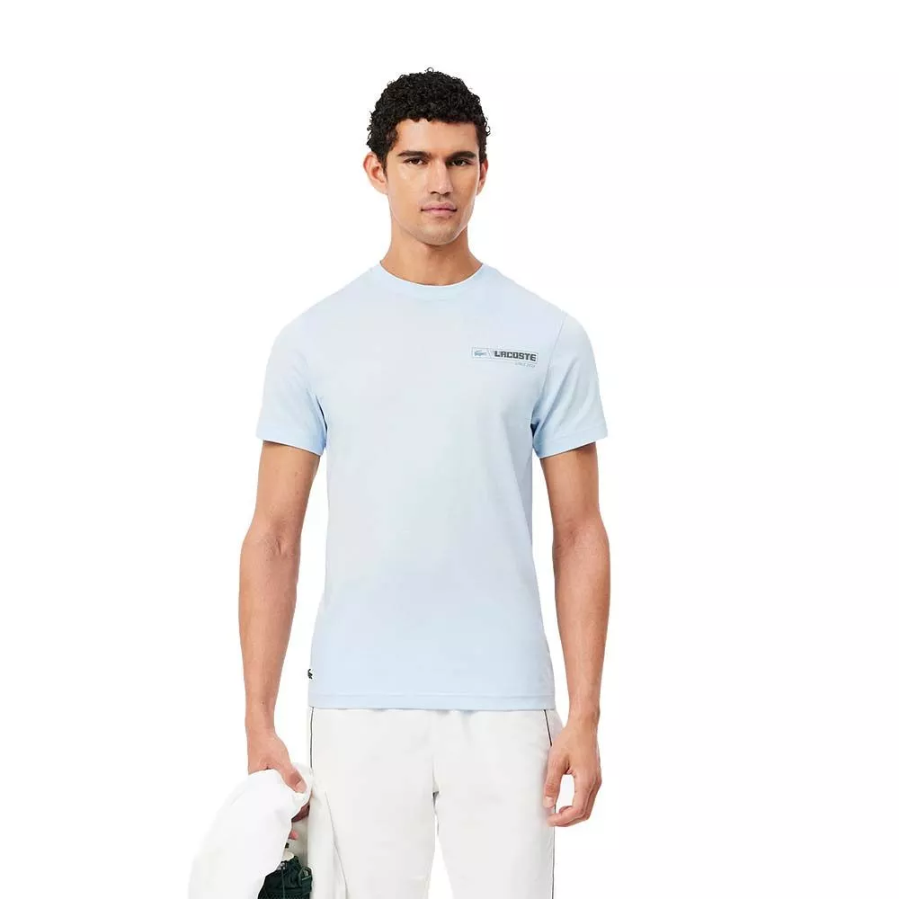Lacoste Sport Ultra Dry Graphic T-Shirt - Light Blue / Blue