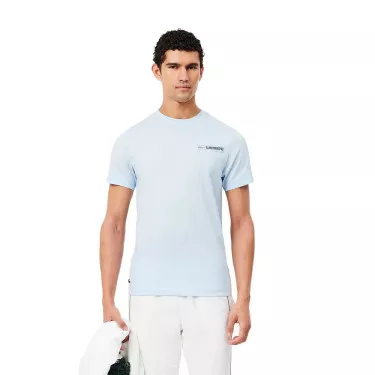 Lacoste Sport Ultra Dry Graphic T-Shirt - Light Blue / Blue