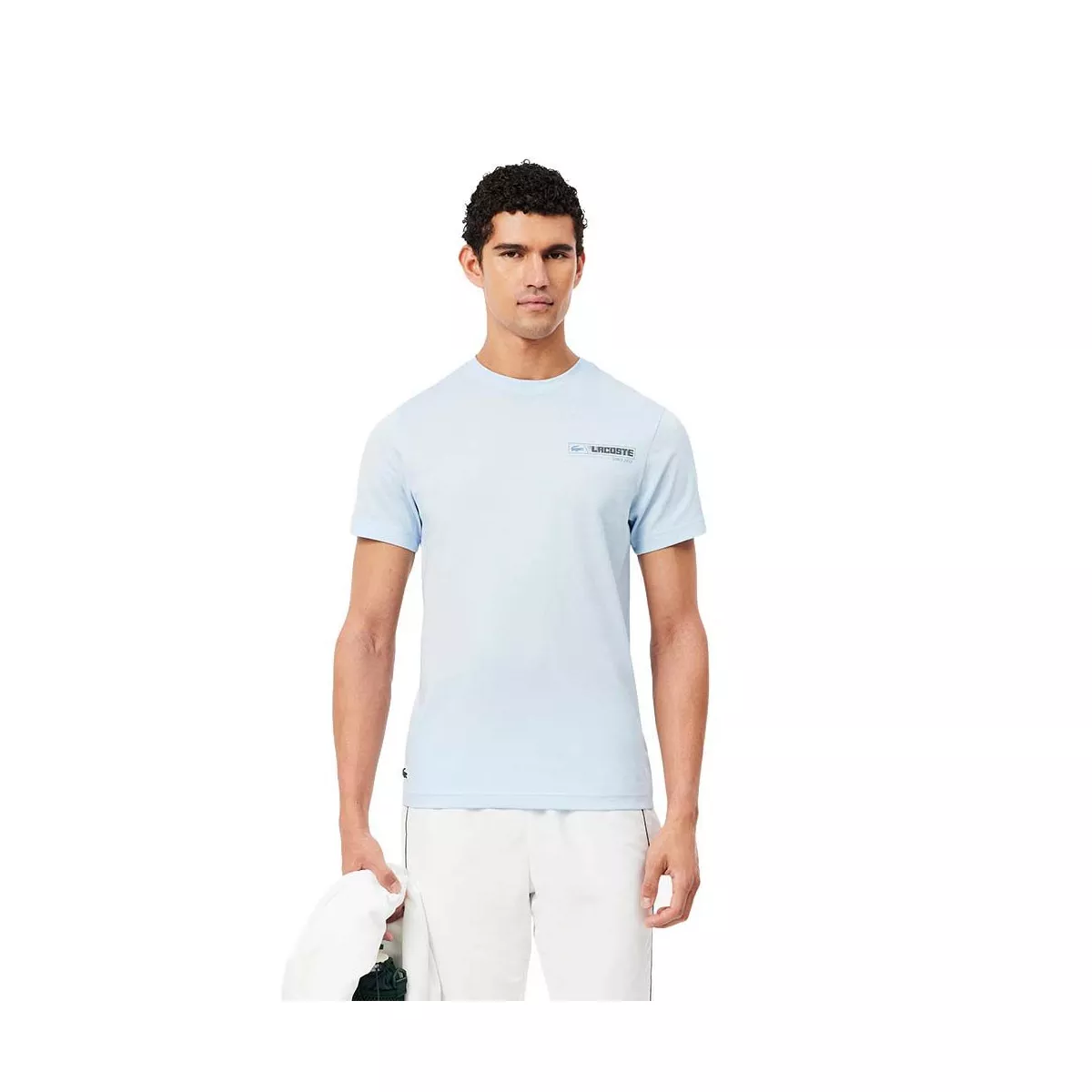 Lacoste Sport Ultra Dry Graphic T-Shirt - Light Blue / Blue