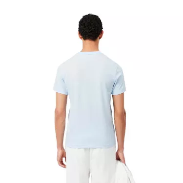 Lacoste Sport Ultra Dry Graphic T-Shirt - Light Blue / Blue