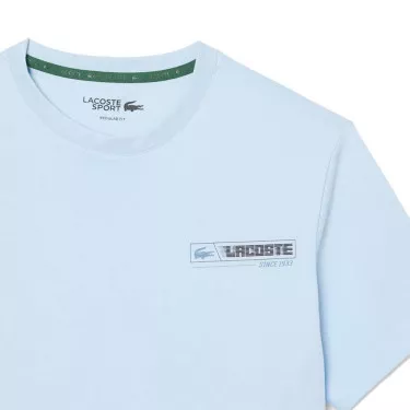 Lacoste Sport Ultra Dry Graphic T-Shirt - Light Blue / Blue