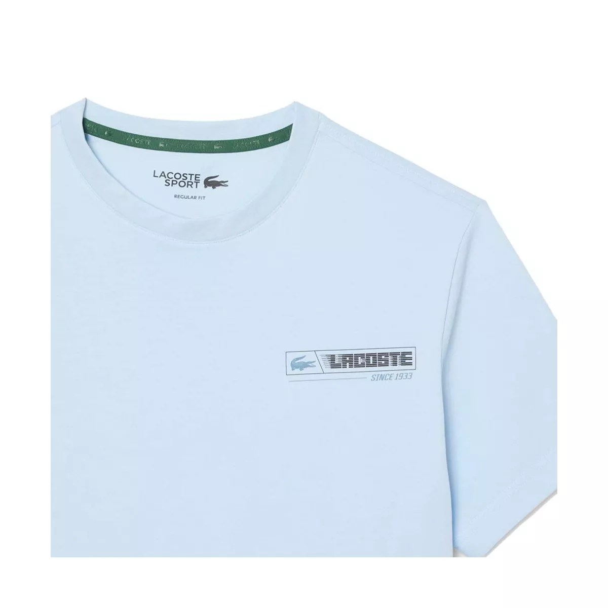 Lacoste Sport Ultra Dry Graphic T-Shirt - Light Blue / Blue