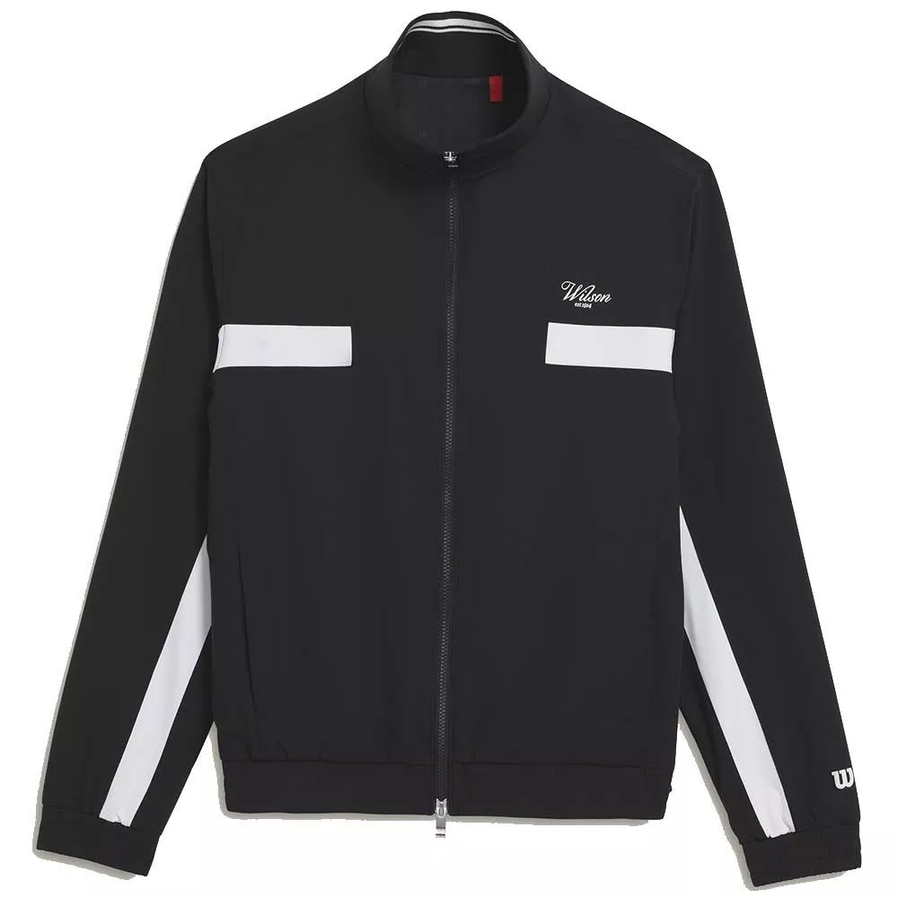 Men's Wilson Grand Slam Jacket Black / White