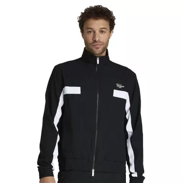 Men's Wilson Grand Slam Jacket Black / White