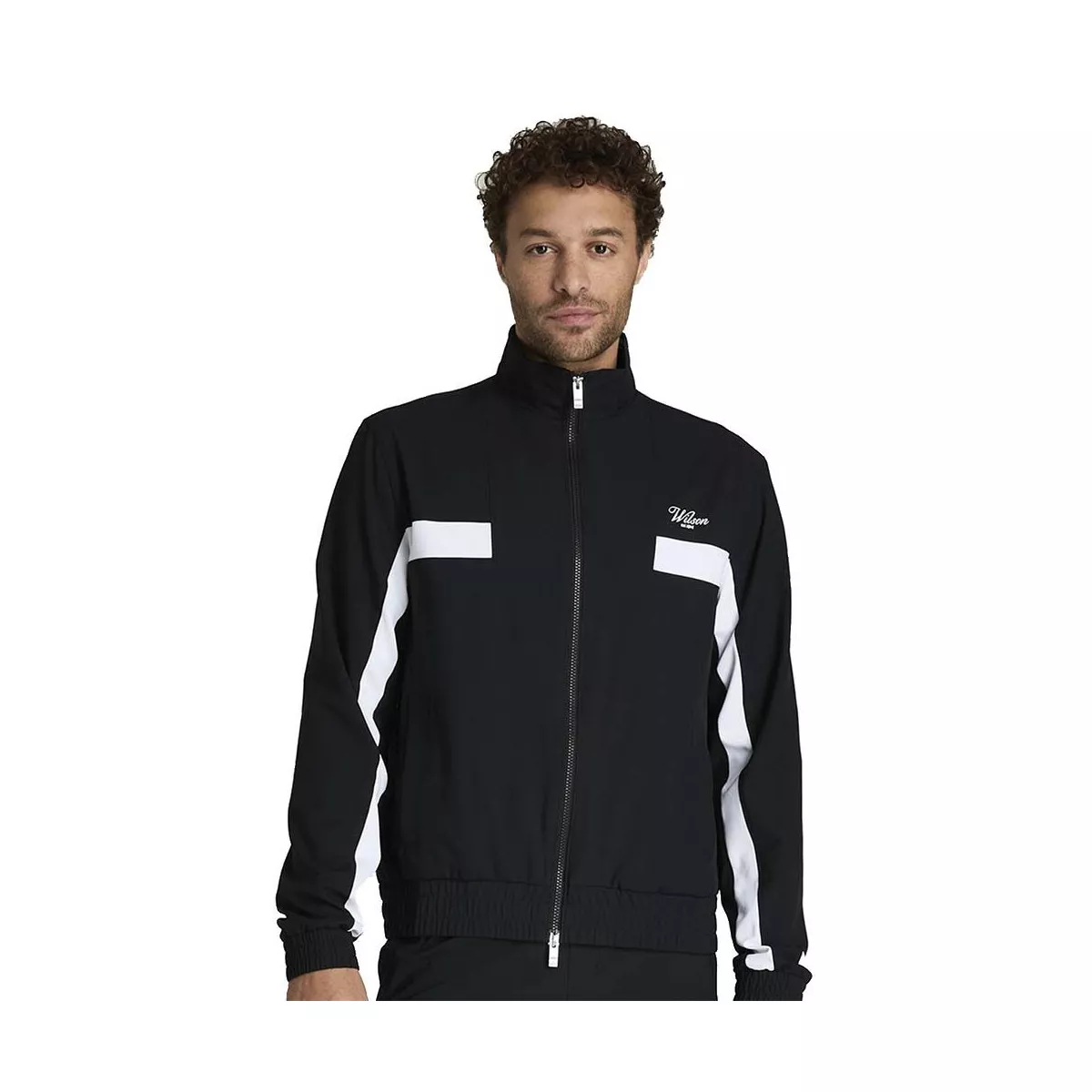 Men's Wilson Grand Slam Jacket Black / White