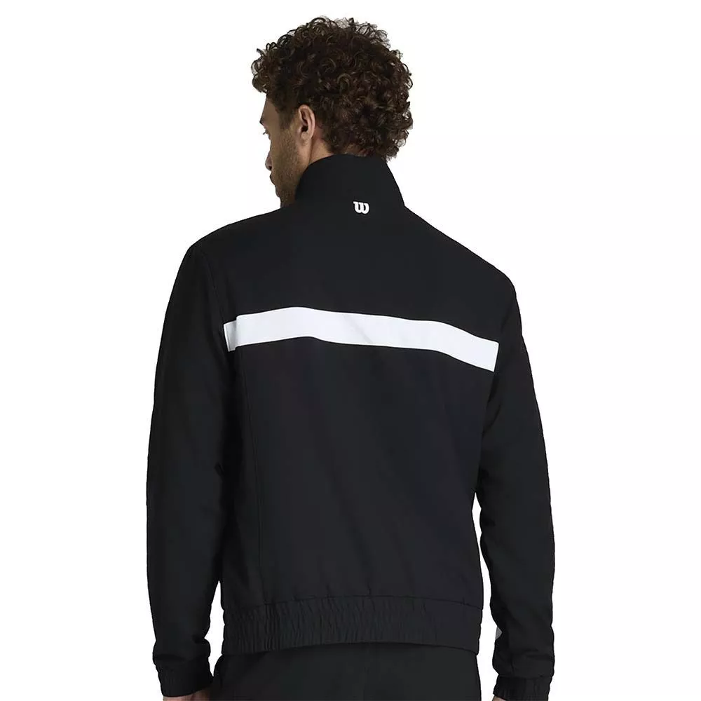 Men's Wilson Grand Slam Jacket Black / White