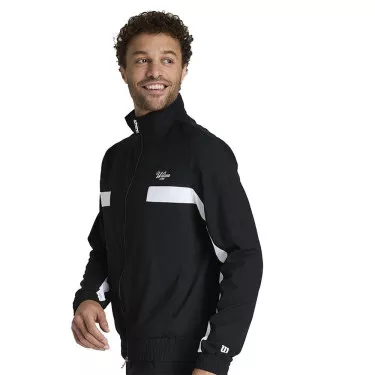 Men's Wilson Grand Slam Jacket Black / White