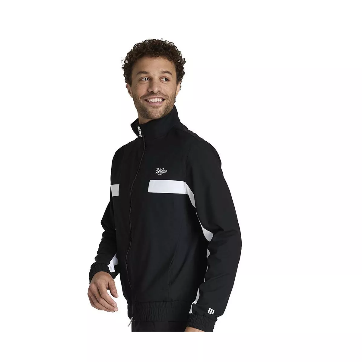 Men's Wilson Grand Slam Jacket Black / White