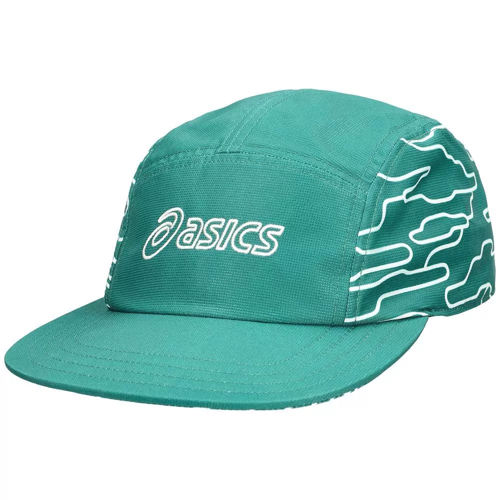 Asics Padel 5 Panel Cap Green / White