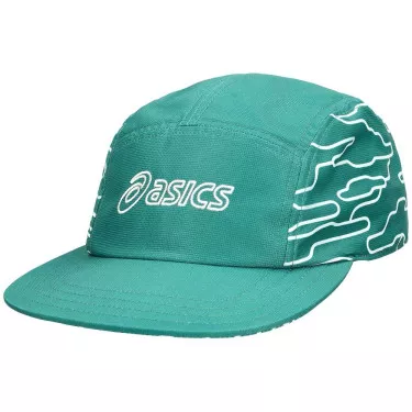 Asics Padel 5 Panel Cap Green / White