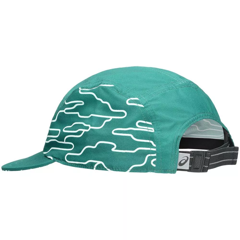 Asics Padel 5 Panel Cap Green / White