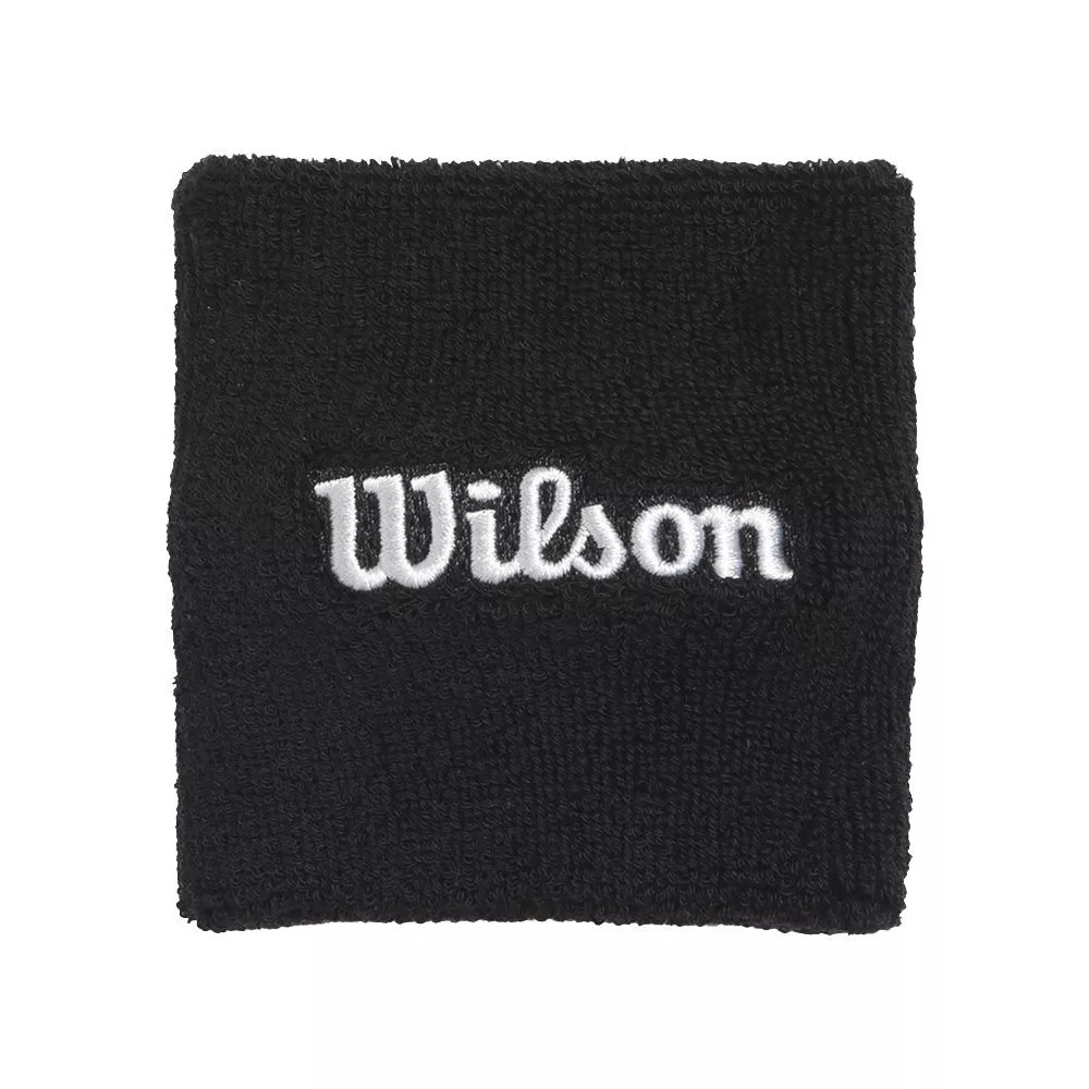 Wilson Black Terry Wristbands