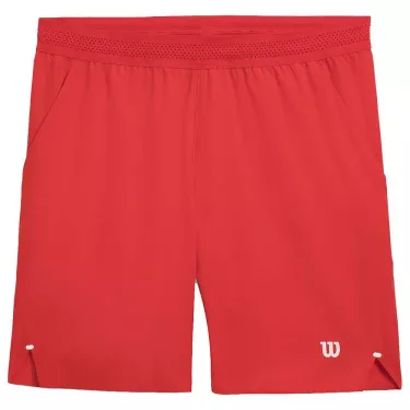 Wilson Tournament 18cm Men's Tennis Shorts - Infrared Red