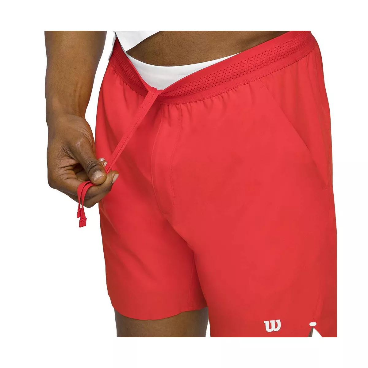 Wilson Tournament 18cm Men's Tennis Shorts - Infrared Red