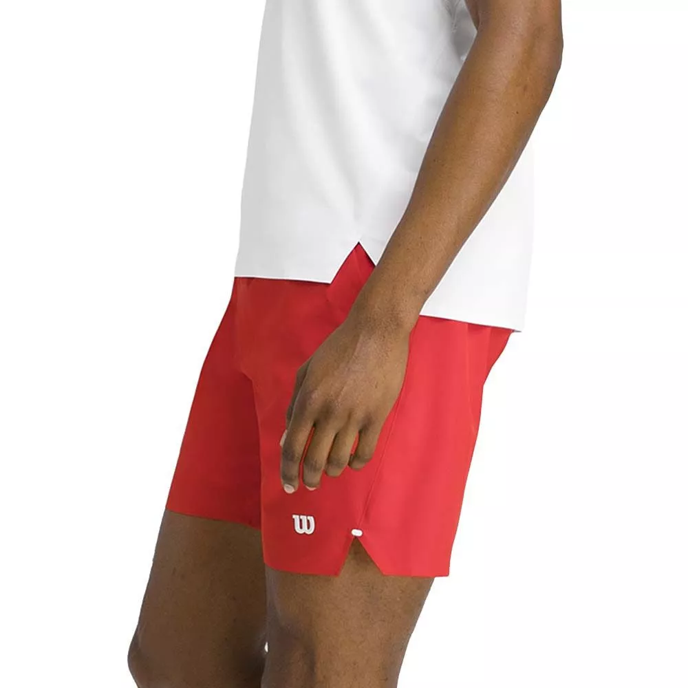 Wilson Tournament 18cm Men's Tennis Shorts - Infrared Red