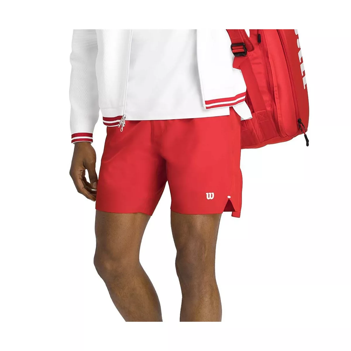 Wilson Tournament 18cm Men's Tennis Shorts - Infrared Red