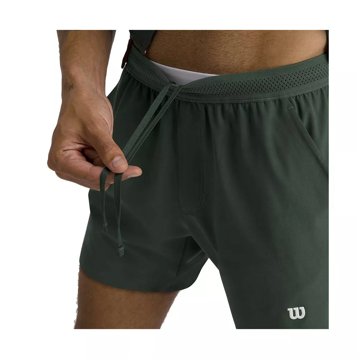 Wilson Tournament 18cm Men's Tennis Shorts Sycamore Green