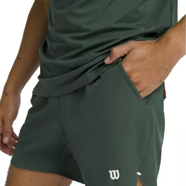 Wilson Tournament 18cm Men's Tennis Shorts Sycamore Green