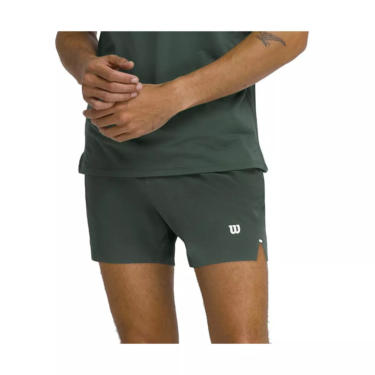 Wilson Tournament 18cm Men's Tennis Shorts Sycamore Green