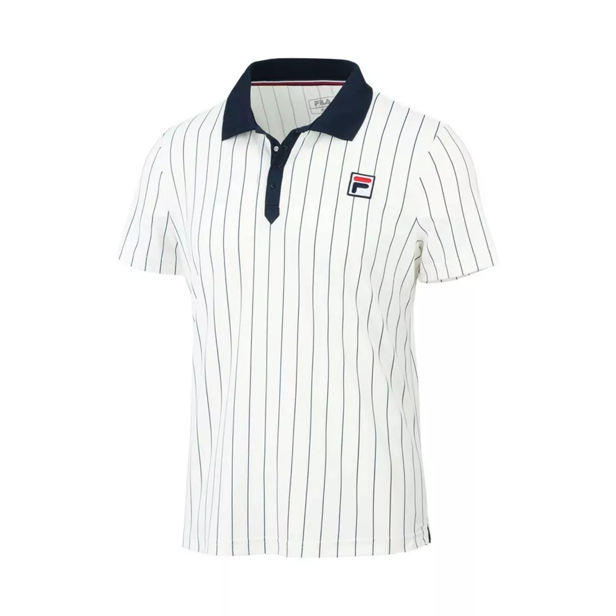 Fila Bjorn Stripes Polo Shirt White