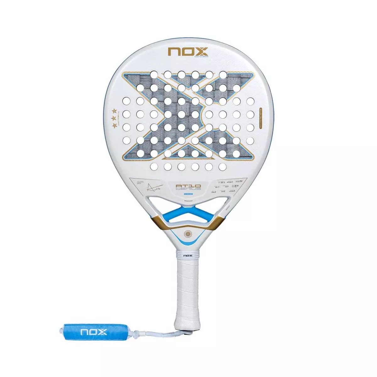 Nox AT10 Genius 18K Alum Buenos Aires 2026 Padel Racket