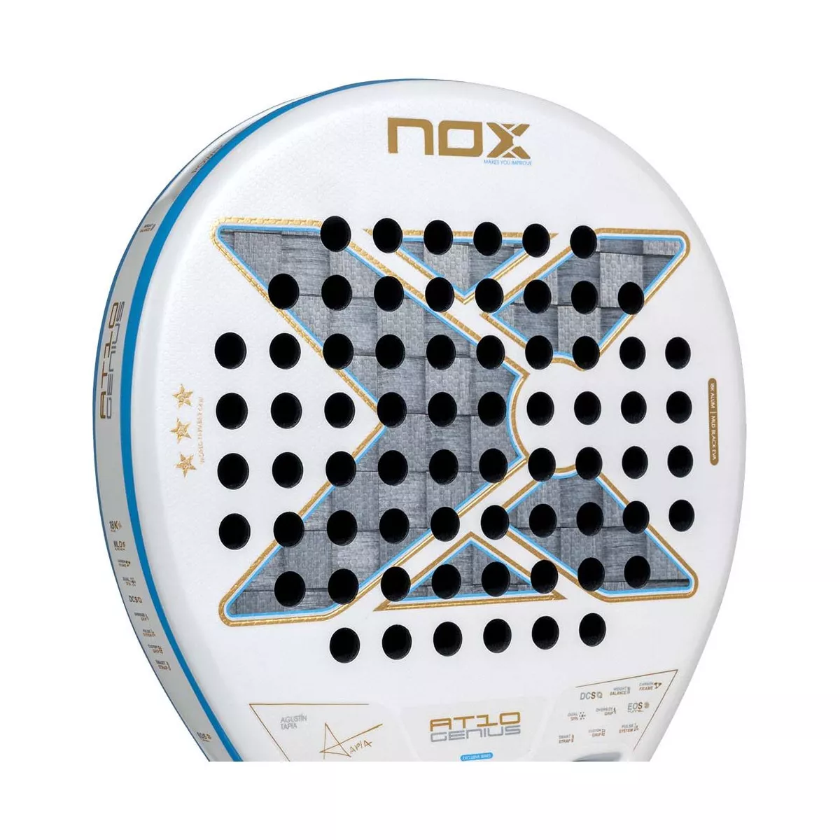 Nox AT10 Genius 18K Alum Buenos Aires 2026 Padel Racket