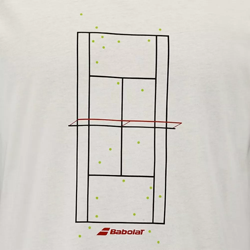 Babolat Exercise Message T-Shirt Cream