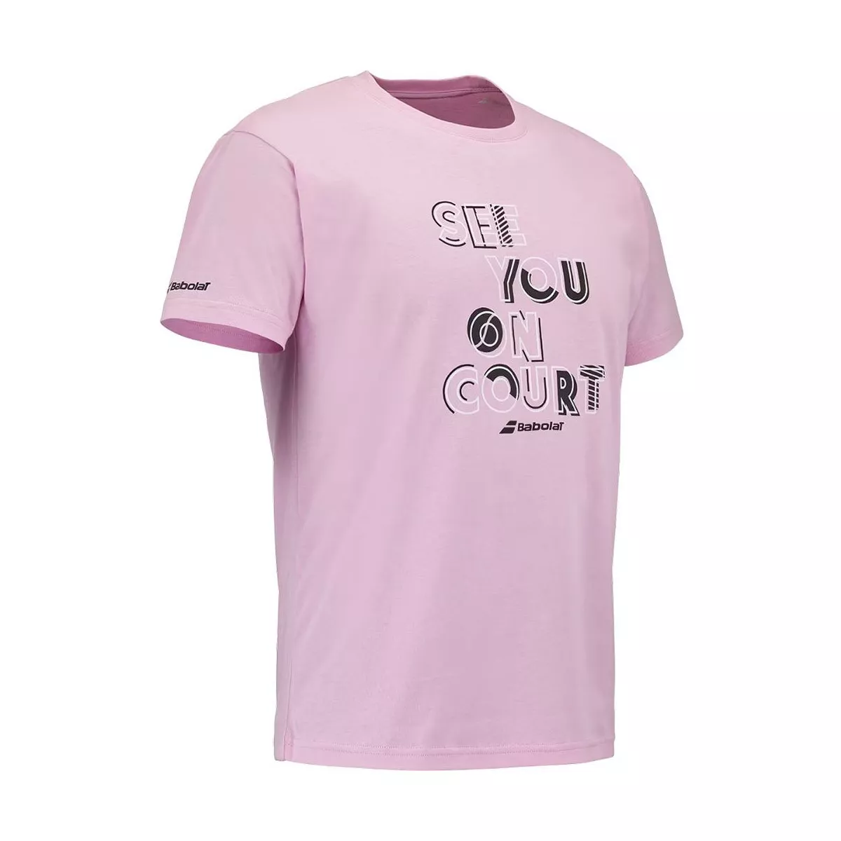 Babolat Exercise Message Tee - Pink