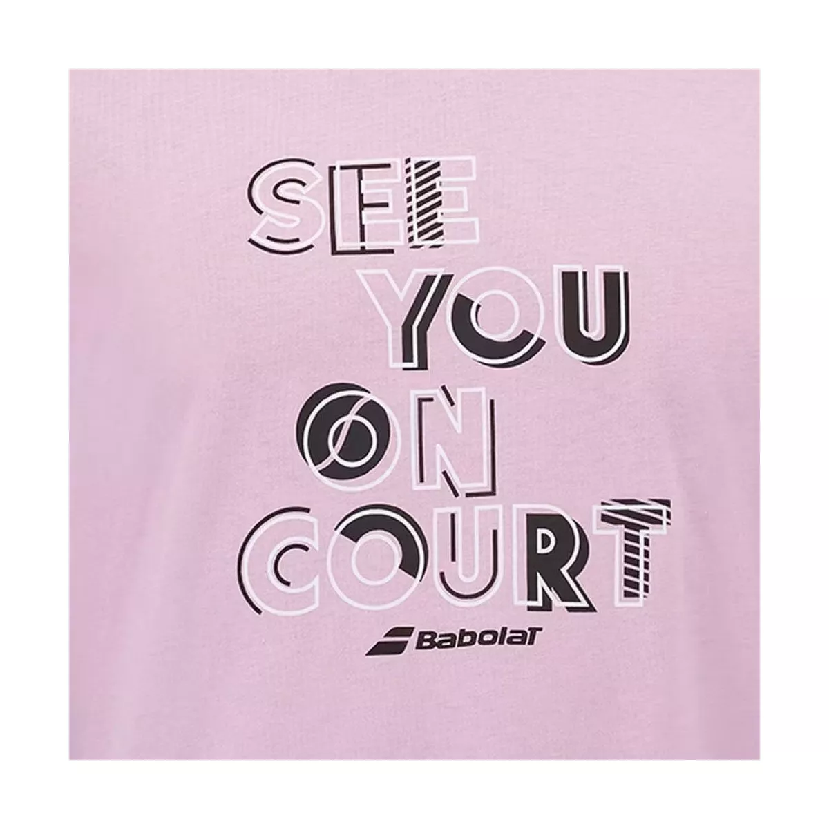 Babolat Exercise Message Tee - Pink