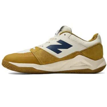 New Balance Coco Delray White / Gold Tennis Shoes