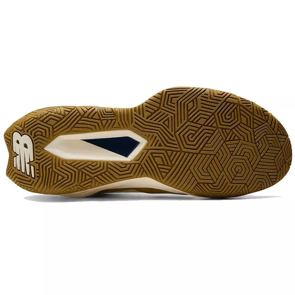 New Balance Coco Delray White / Gold Tennis Shoes